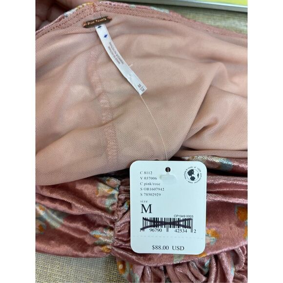 Free People - Reina Ruched Blouse in Pink - Picture 6 of 6